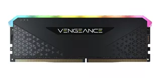 Memoria RAM Vengeance RGB RS gamer color negro 8GB 1 Corsair CMG8GX4M1E3200C16