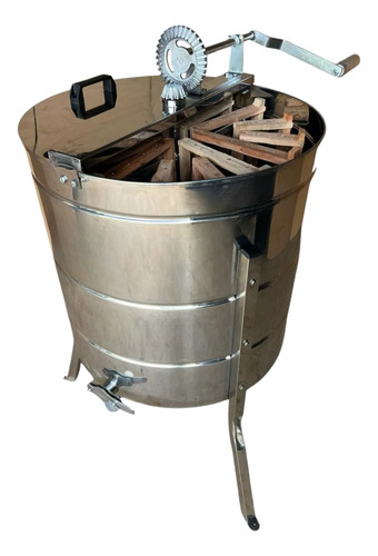 Centrifuga Extratora Mel Manual Inox 28/8 Quadros Apicultura