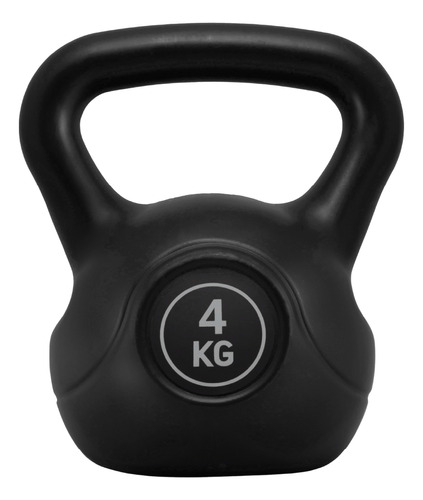 Pesa Rusa Kettlebell 4 Kg Fitness Entrenamiento Negro