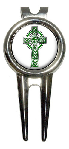 Celta Cruz Cristiana Irlanda Escocia Escoz Verde Blanco Golf