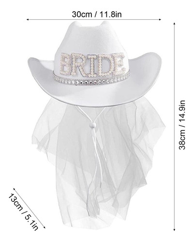 Sombreros De Despedida De Soltera Tocado De Novia Ajustable