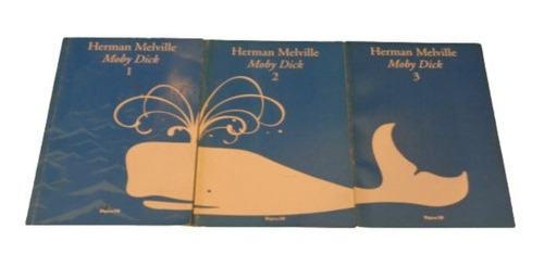 Heman Melville. Moby Dick. 3 Tomos. Obra Completa. Pág&-.