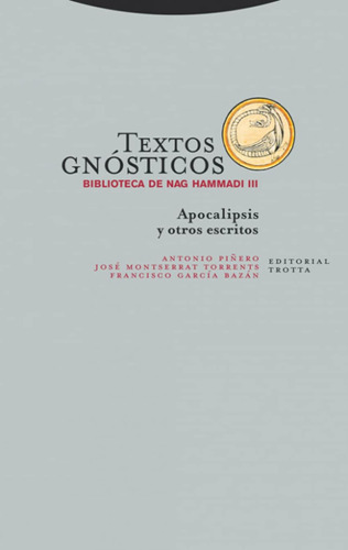 Textos Gnosticos Iii Biblioteca De Nag Hammadi: Apocalipsis 