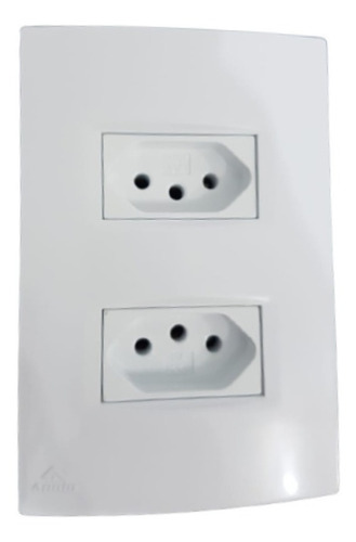 510x Tomadas Dupla Simples 2p+t 10a C/ Placa 4x2 - Lissê
