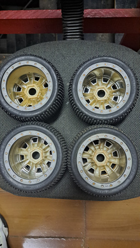 4 Rodas E Pneus Hpi Monster Truck Traxxas Revo T-maxx (Usado)