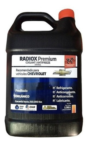 Refrigerante Galon Radiox Chevrolet 50/50