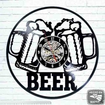 Reloj Corte Laser 1534 Bebidas Tarros De Cerveza