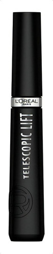 Máscara De Pestañas L'oreal Telescopic Lift Color Black Washable