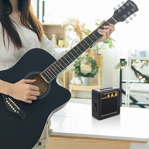 Mini Amplificador Portátil Para Bajo Para Guitarra, Amplific
