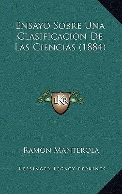 Libro Ensayo Sobre Una Clasificacion De Las Ciencias (188...