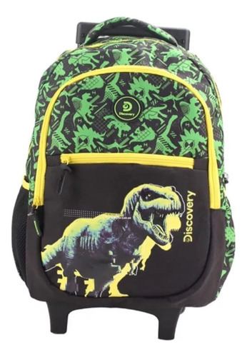 Mochila Carro Discovery Dinosaurio Carrito Colegio Escuela