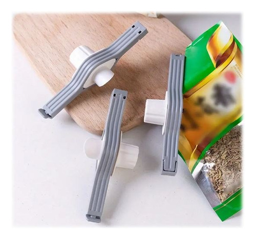 X2 Clip Con Boquilla Para Sellado De Bolsas De Alimentos