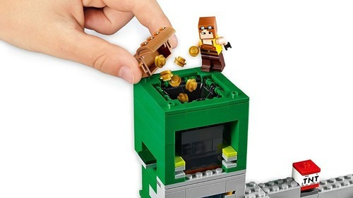 Set de construcción Lego Minecraft 21155 834 piezas en caja
