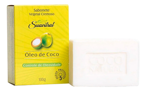 Sabonete Vegetal Cremoso Óleo de Coco 100g