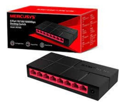  Swtich De 8 Puertos Gigabit 10/100/1000mbps Ms108g Mercusys