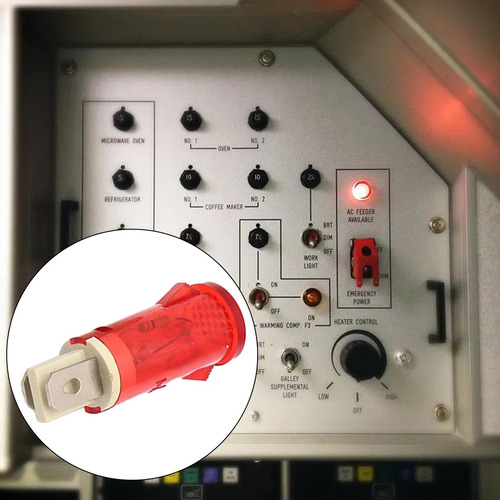 2 Lámpara De Señal De Luz Indicadora De 24v, Accesorios