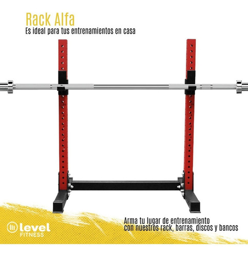 Estación De Sentadilla Y Pecho Rack Barras Ejercicio Gym