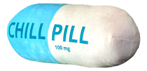 Mrj Products Chill Pill Pillow - Azul Preppy Lindo Decoració