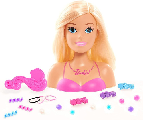 Just Play Barbie Styling Head Peina A Barbie Muñeca Niñas