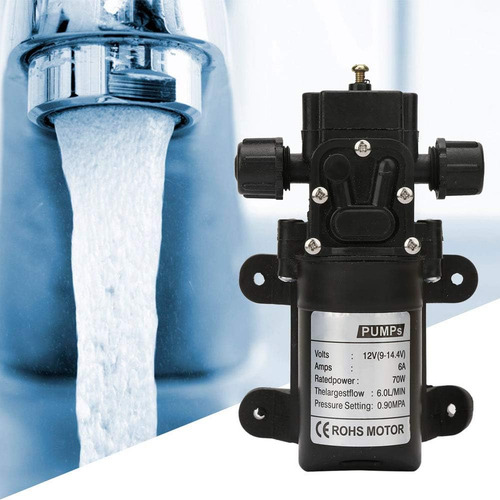 Bomba Eléctrica De Alta Presión, Cc 12 V, 70 W, 6 L/min, Bom