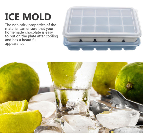 Bandeja De Hielo De Silicona Para Moldes Para Cubitos De Hie
