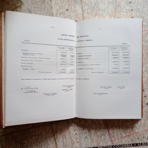 Memoria Y Balance General Del 52° Ejercicio / Bna (Usado)