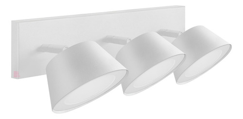 Aplique Gallery Led 3 Luces Ideal Baño Buena Luz Estructura Blanco Frío