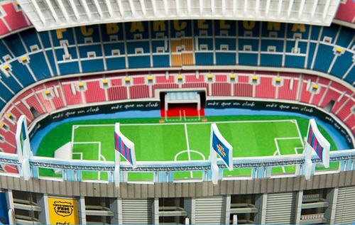 Estadio Camp Nou Club Barcelona Rompecabezas 3d Nanostad