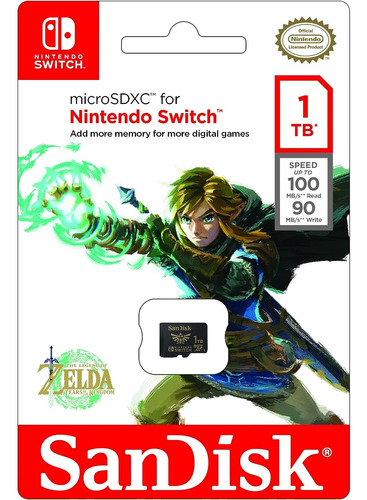Memoria Microsd Original De Nintendo Switch  De 1tb