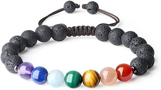 Pulsera 7 Chakras Piedra Natural 8mm