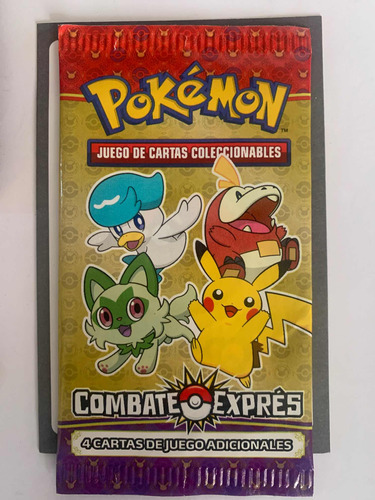 Sobre Y Cajita Con 4 Tarjetas Tcg Pokémon Mcdonald's