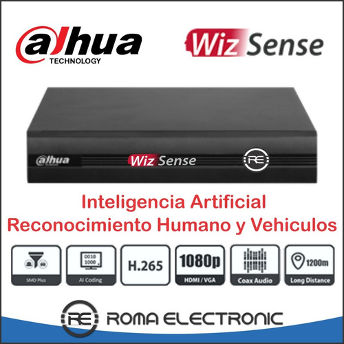 Dvr Dahua 4 Canales Xvr Penta Hibrido 1080n 4ch + Disco 1tb