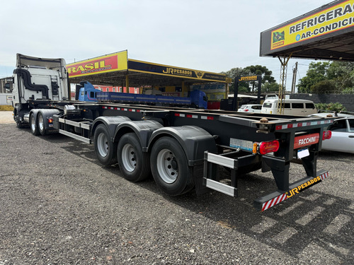 Carreta Facchini Porta Container 12 Pinos Único Dono 2024