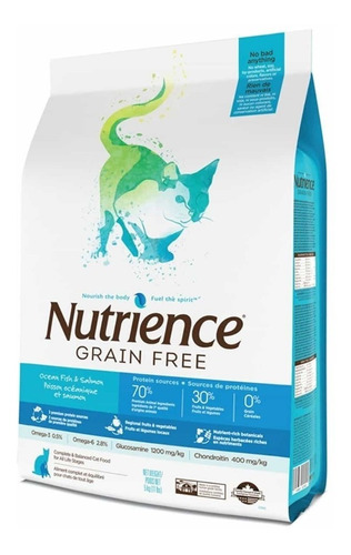 Alimento Nutrience Grain Free Pescado Oceánico Gato 2.5kg   