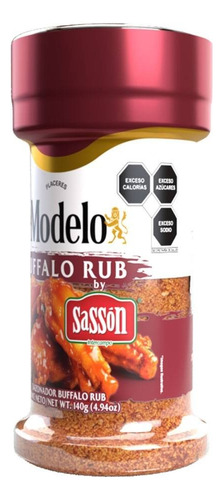 2 Pza Sazonador Modelo Sasson Buffalo Rub 140 G