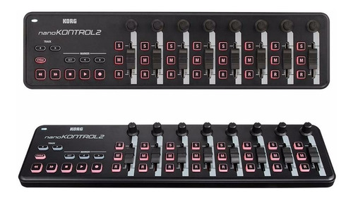 Controlador Korg Nanokontrol 2 Negro Midi Usb - Full