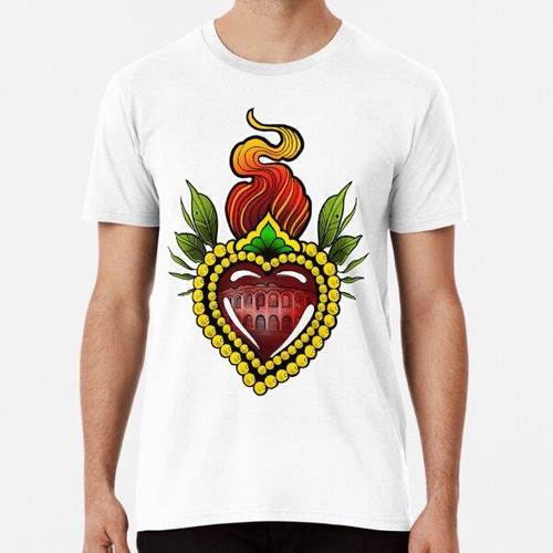 Remera Sagrado Corazón De Luke Red Algodon Premium