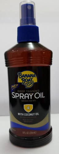 Banana Boat Óleo Bronzeador Spf 4 Spray 236ml