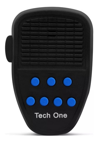 Imagem 3 de 5 de Sirene Automotiva 7 Tons Microfone Policia Bombeiro Techone