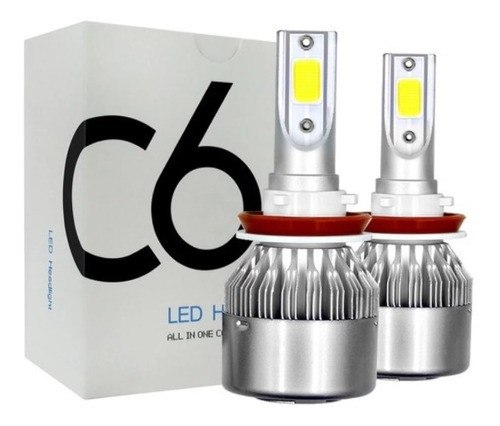 Kit Turbo  De Foco Led   H11  3800lm 36w Luz Blanca