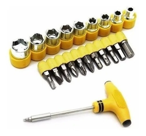 Kit Herramientas Juego De Tubos T 24 Piezas Set Completo