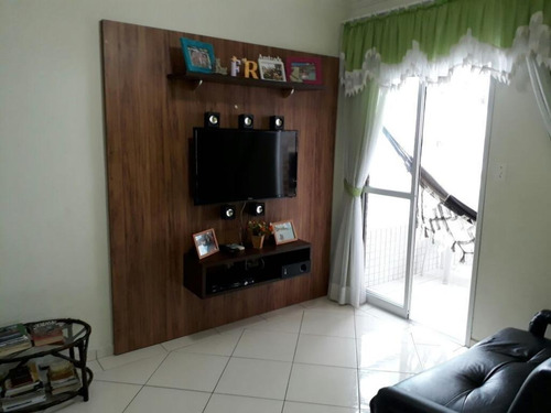 Imagem 9 de 23 de Apartamento Mobiliado Em Edifício Frente Ao Mar Com 2 Dormitórios À Venda, 68 M² Por R$ 320.000 - Maracanã - Praia Grande/sp - Ap3559