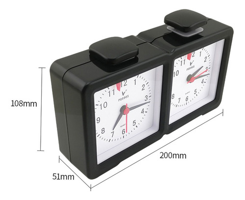 L Relógio Eletrônico Xadrez Chess Down Clock Quartz Timer