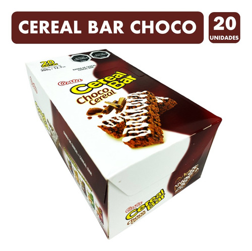 Cereal Bar Choco - Chocolate Cereal Caja Con 20 Unidades