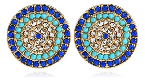 Set De Joyas Evil Eye For Mujer, Aleación De Oro Azul, 4 Pi
