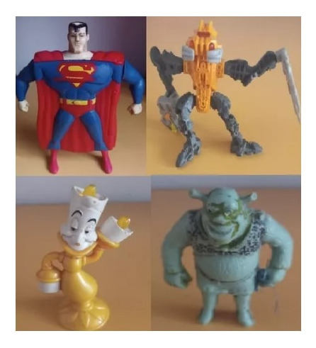 Colección De Muñecos De Juguete Dibujitos Animados (Usado)