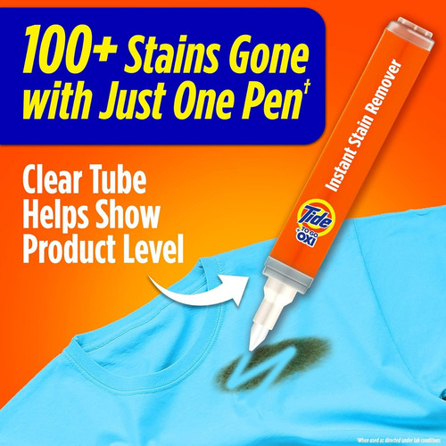 Removedor De Manchas Tide To Go Pen Para Roupas 3 Unidades