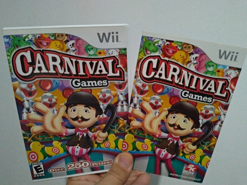 Jogo Nitendo Wii Carnival Games Original Completo Impecável 