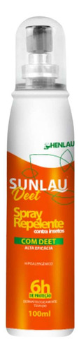 Repelente Spray Deet Proteção Insetos 100ml 6 Horas 3 Unid
