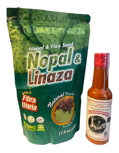 Salsa Artesanal Picosa La Chaparrita + Nopal Y Linaza
